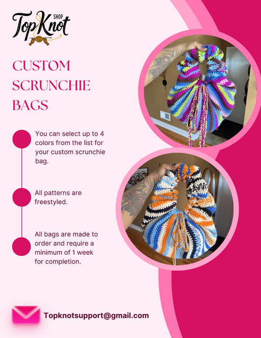 Custom Scrunchie Bags