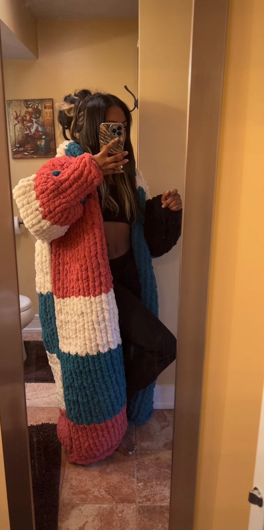 Custom Long Hooded Knit